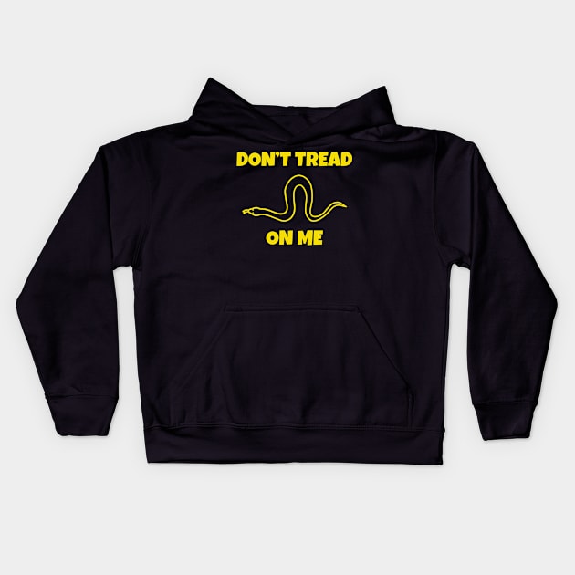 Dont Tread on Me - Line Snake Kids Hoodie by Can Photo